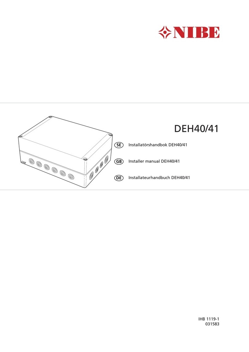 Nibe DEH 40 User guide