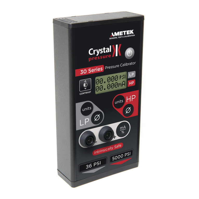 Crystal Pressure 30 Series Operation manual