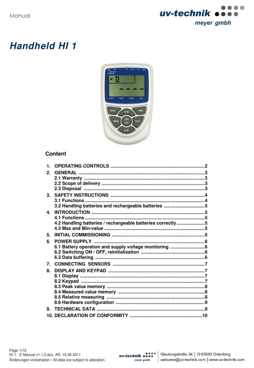 UV-technik HI 1 manual