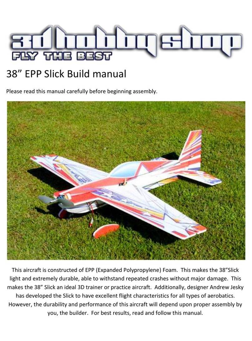 3D Hobby Shop 38" EPP Slick Build manual