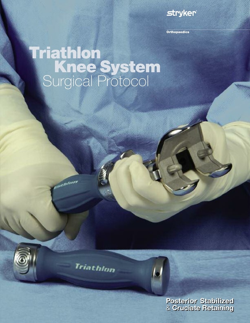 Stryker Triathlon Knee System User manual