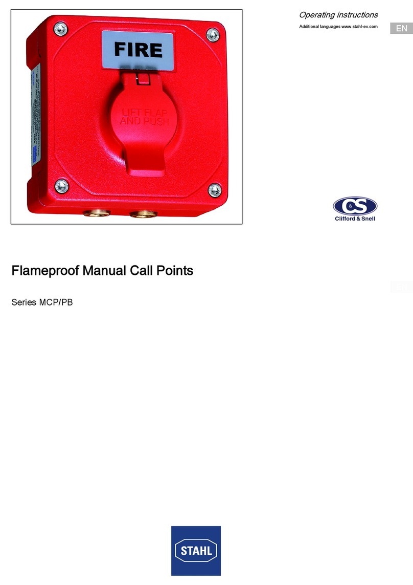 Stahl MCP/PB operating instructions