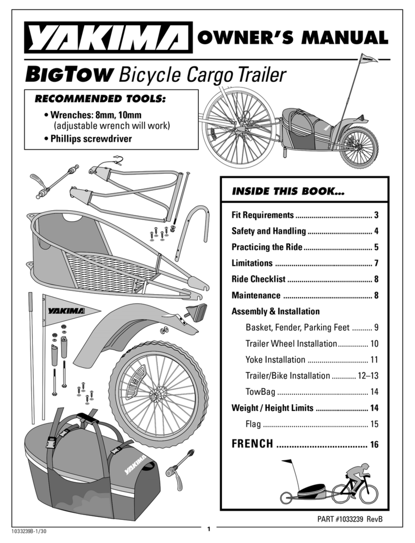 Yakima BIGTOW owner's manual