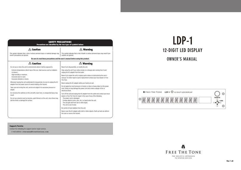 Free The Tone LDP-1 User manual
