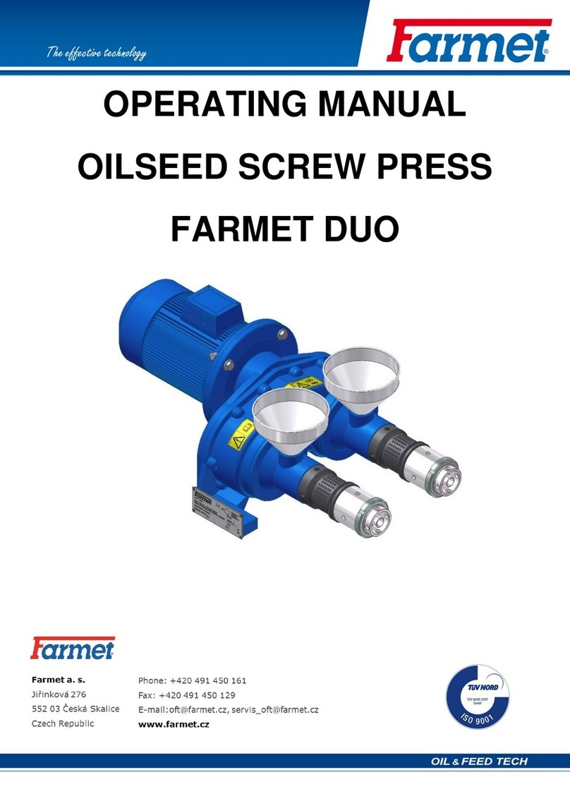 Farmet DUO operating manual