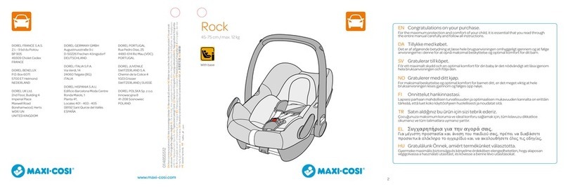 MaxiCosi Rock Instructions for use and warranty