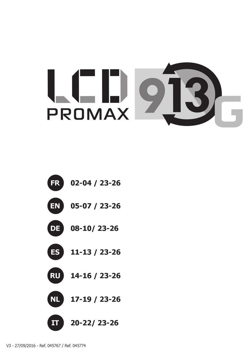 Tool it PROMAX LCD 9.13G manual