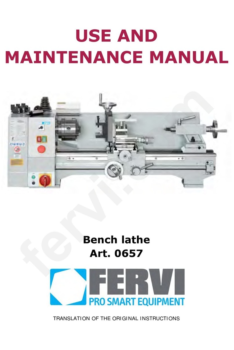 Fervi 0657 Use and maintenance manual