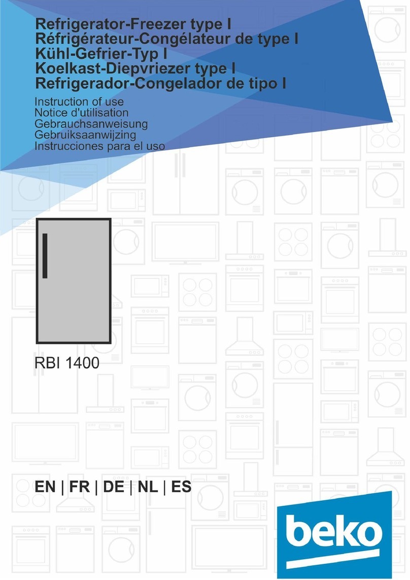 Beko RBI 1400 Instructions of use Beko RBI 1400 Instructions of use