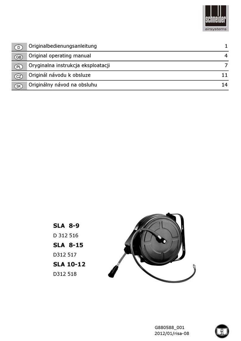 Schneider Airsystems SLA 8-9 Original operating manual