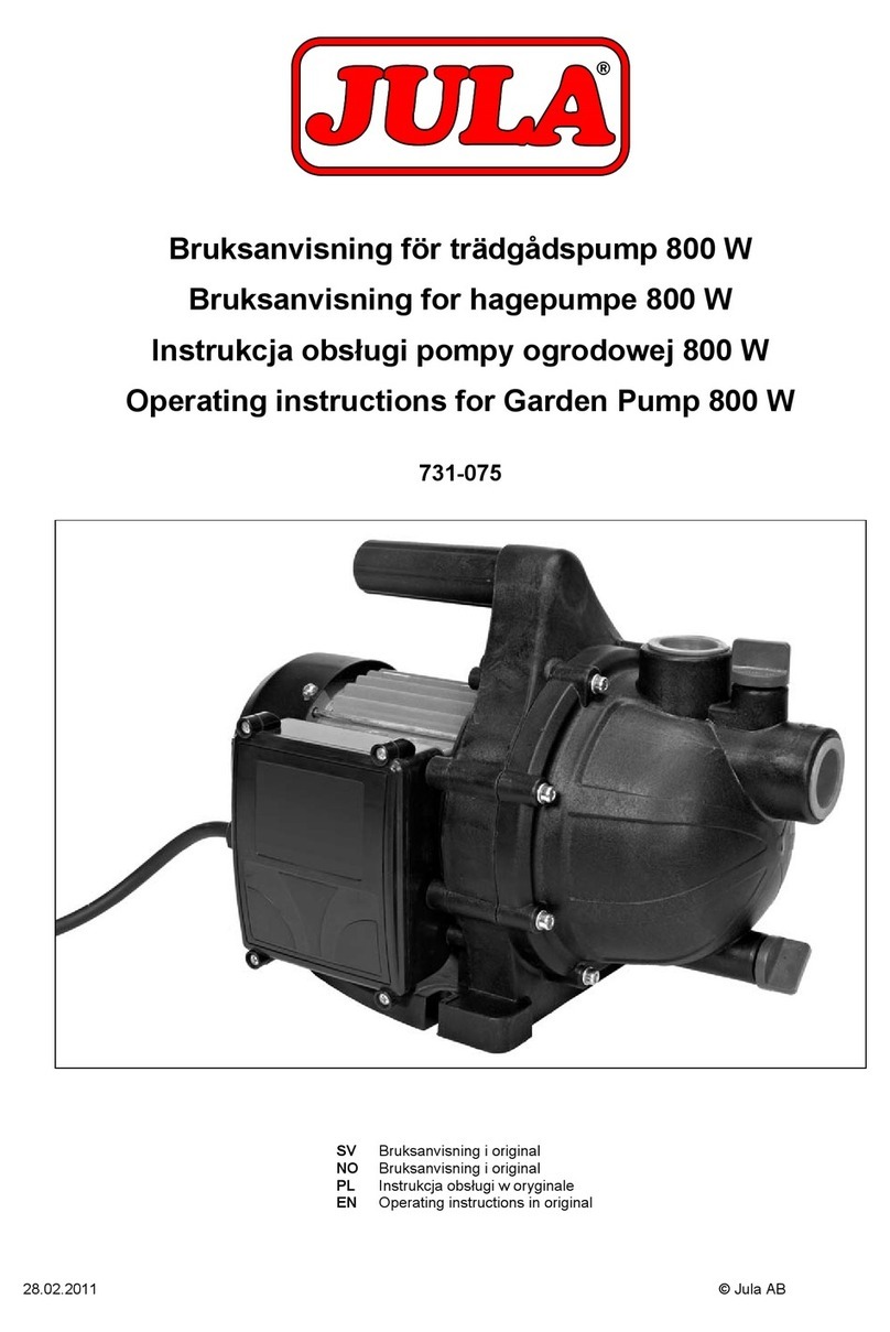 Jula 731-075 operating instructions