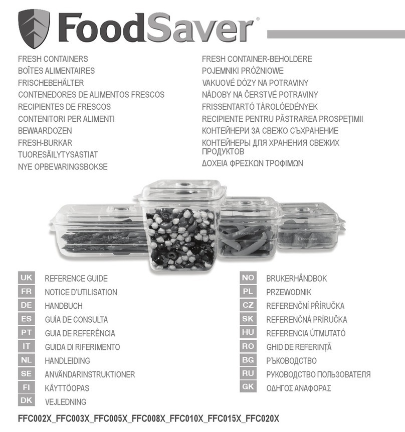 FoodSaver FFC005X reference guide