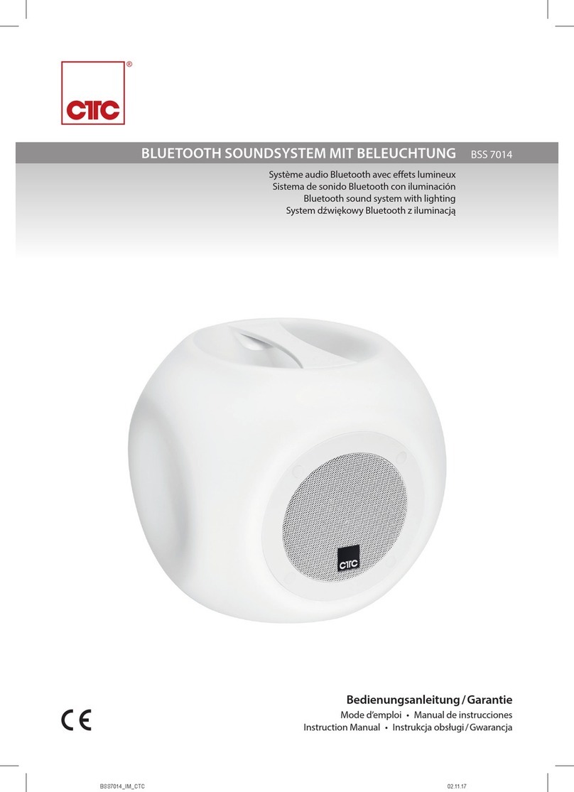 CTC Union BSS 7014 instruction manual