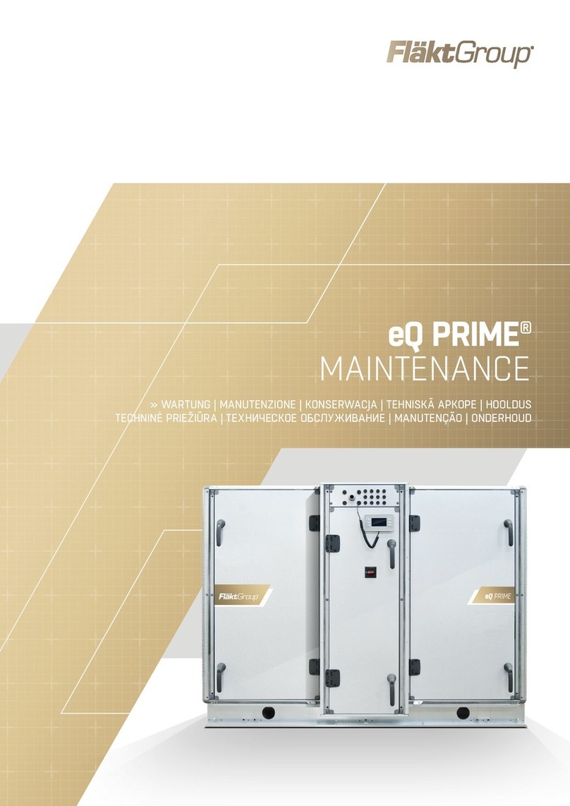 FläktGroup eQ PRIME maintenance