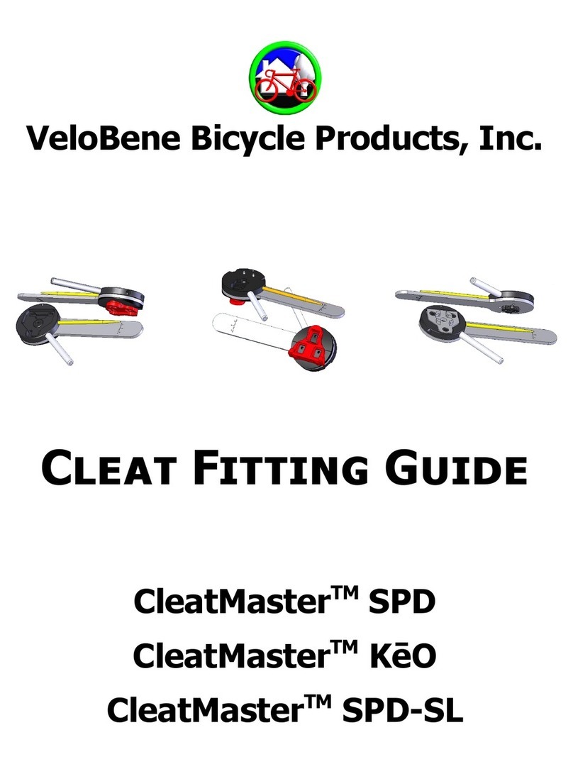 VeloBene Bicycle Products CleatMaster SPD Fittings guide