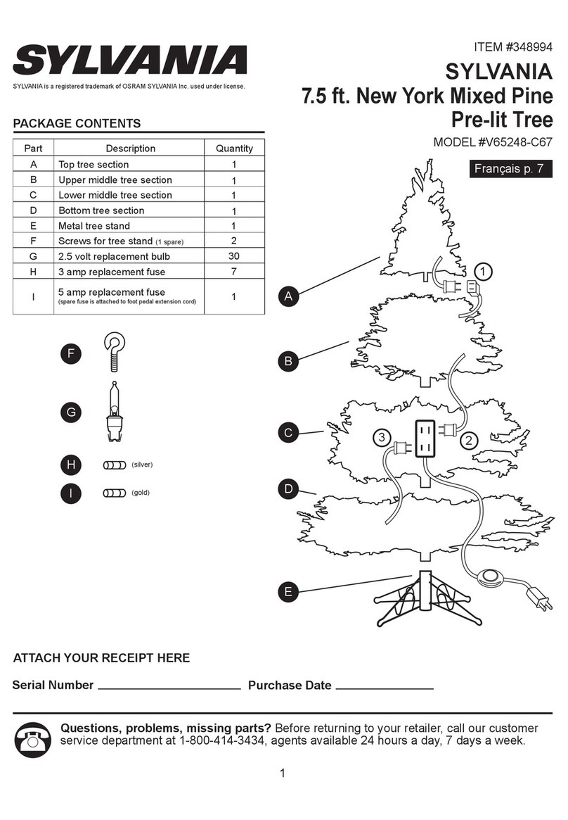 Sylvania V65248-C67 User manual