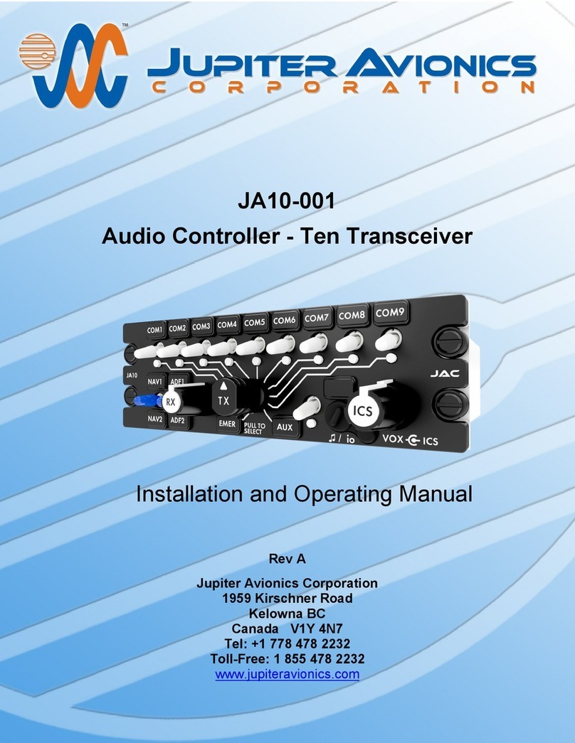 Jupiter Avionics JA10-001 User manual