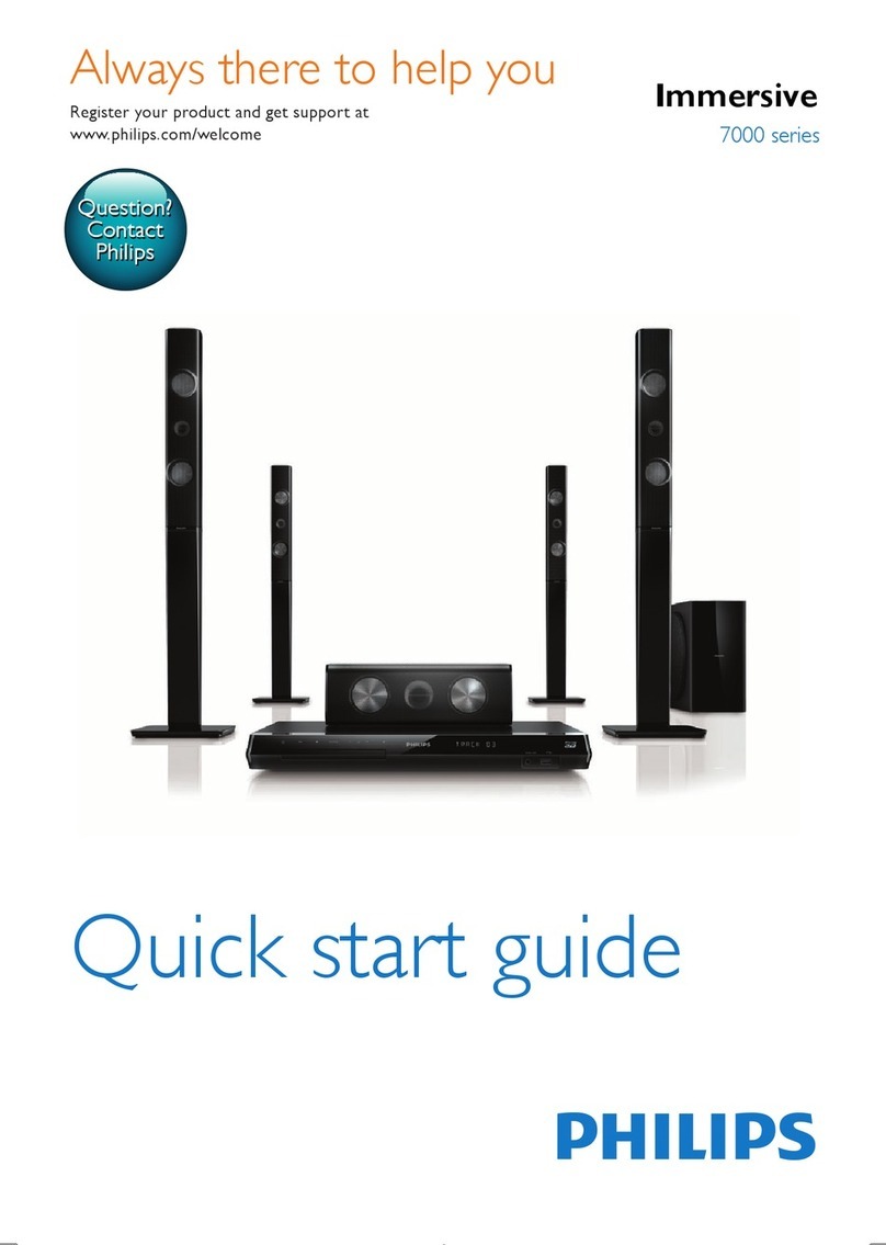 Philips Immersive 7000 series quick start guide