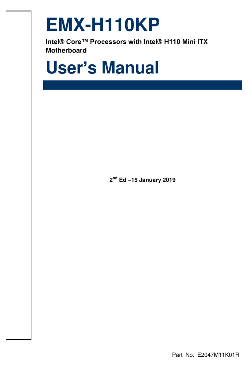 Avalue Technology EMX-H110KP User manual