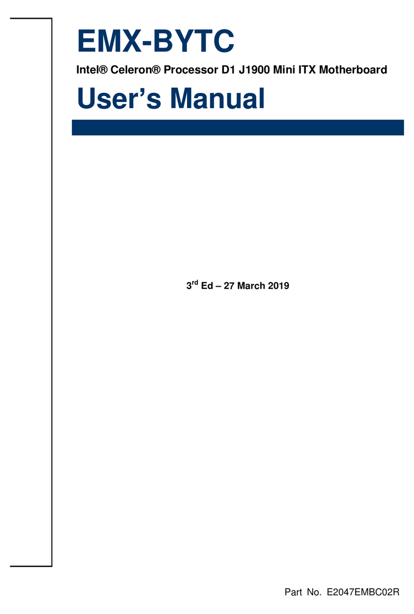 Avalue Technology EMX-BYTC User manual