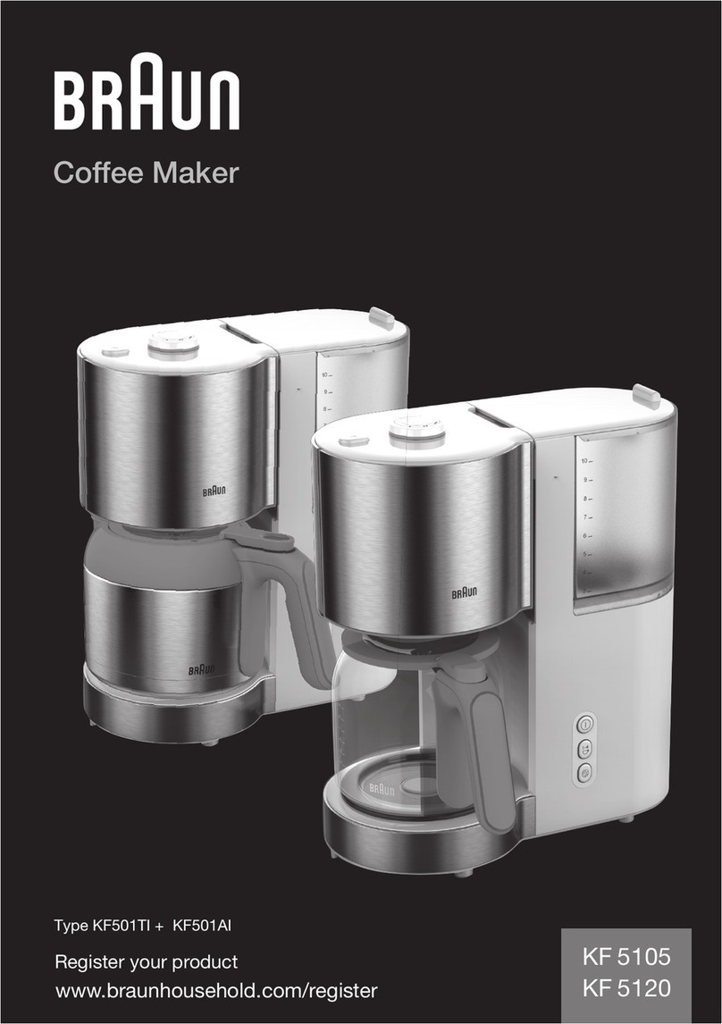 Braun KF 5105 User manual