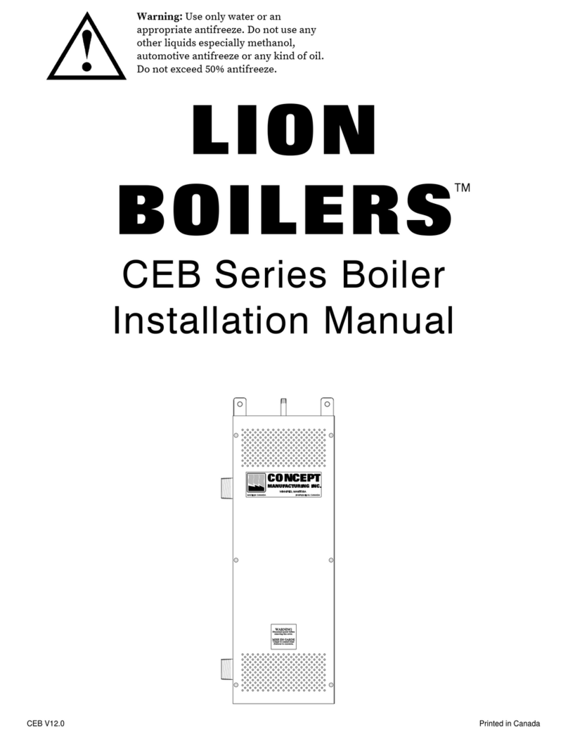 Concept2 LION BOILERS CEB Series installation manual