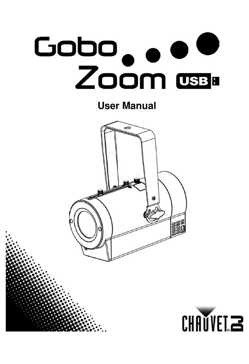 Chauvet DJ Gobo Zoom USB user manual