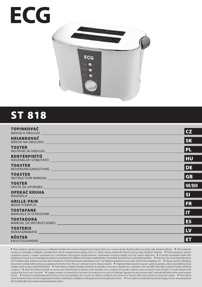 ECG ST 818 User manual