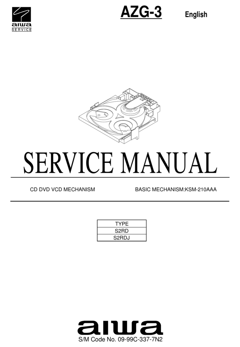 Aiwa AZG-3 Service manual
