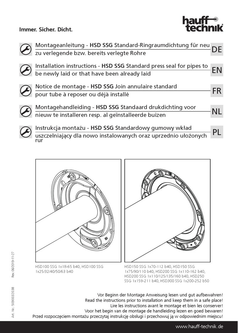 Haufftechnik HSD100 SSG 1x18-65 b40 User manual