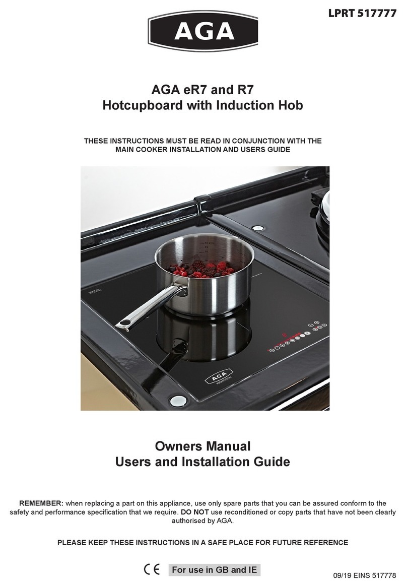 AGA eR7 Series owner's manual