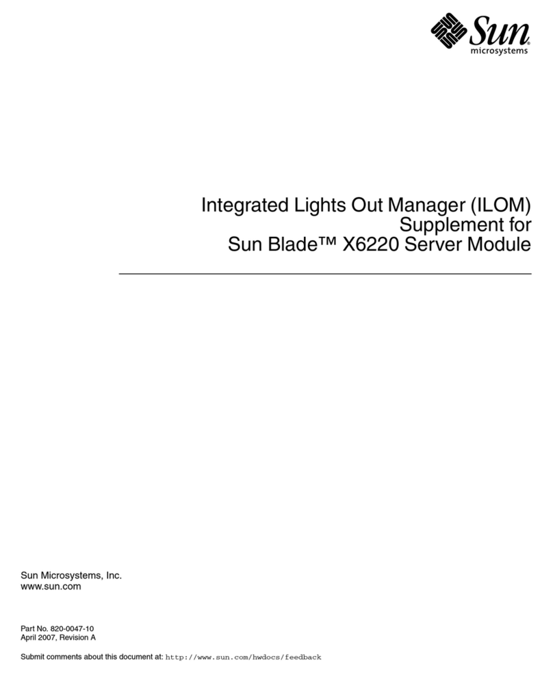 Sun Microsystems Blade X6220 User manual