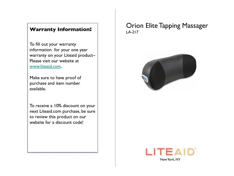 Lite Aid Orion Elite LA-217 quick start guide