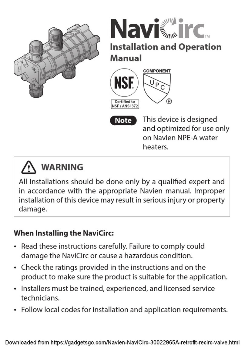 Navien NaviCirc Series User manual