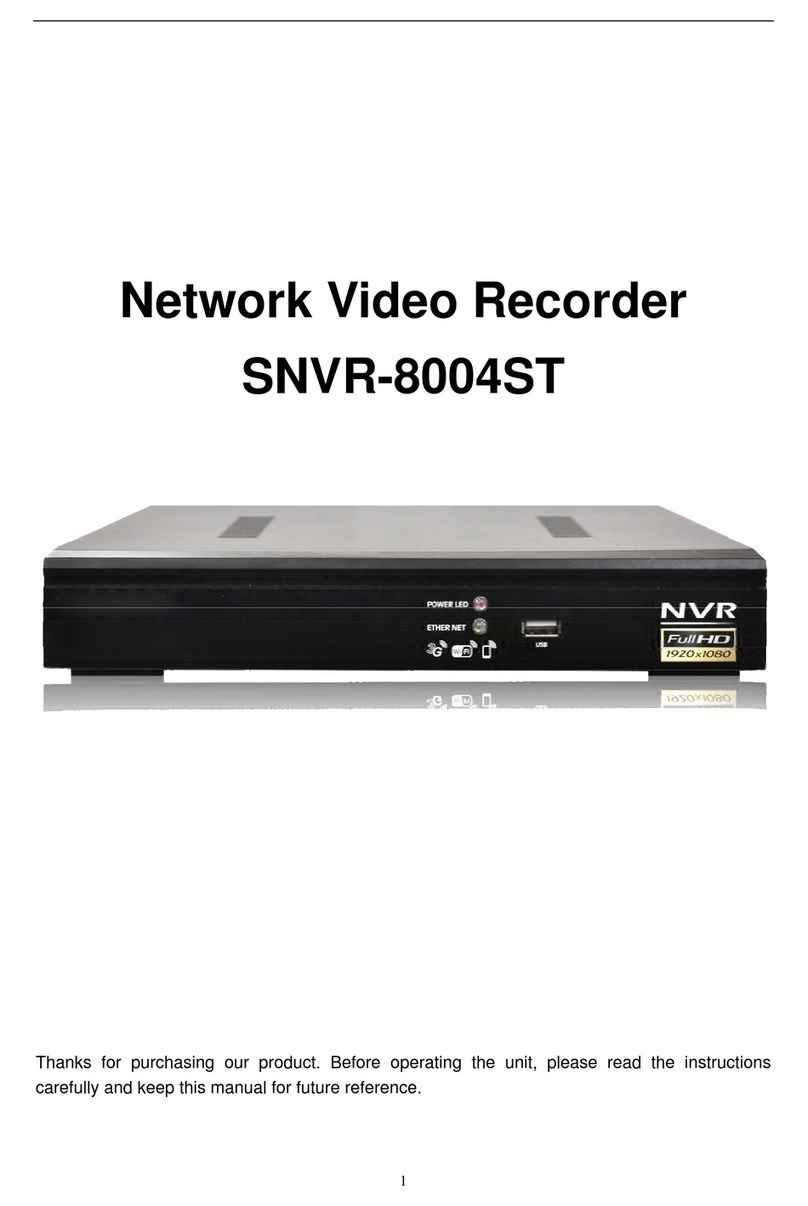 Jands SNVR-8004ST user manual