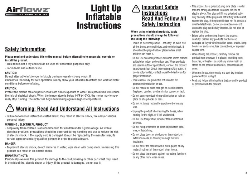 Occasions Airflowz Series instructions