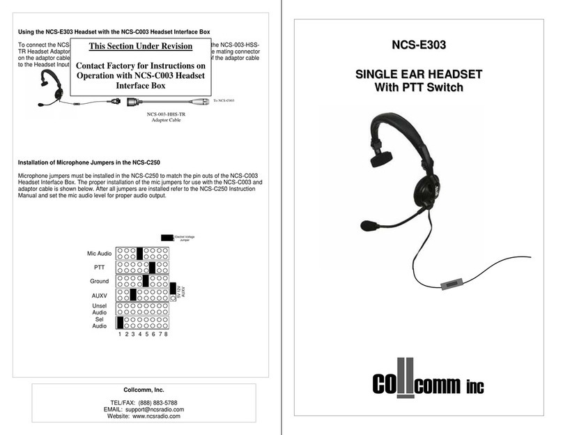 Collcomm NCS-E303 manual