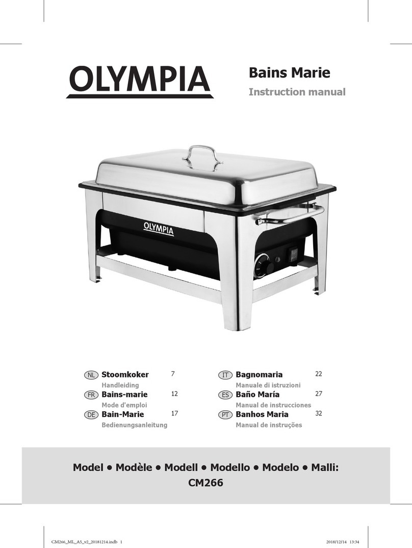 Olympia CM266 instruction manual