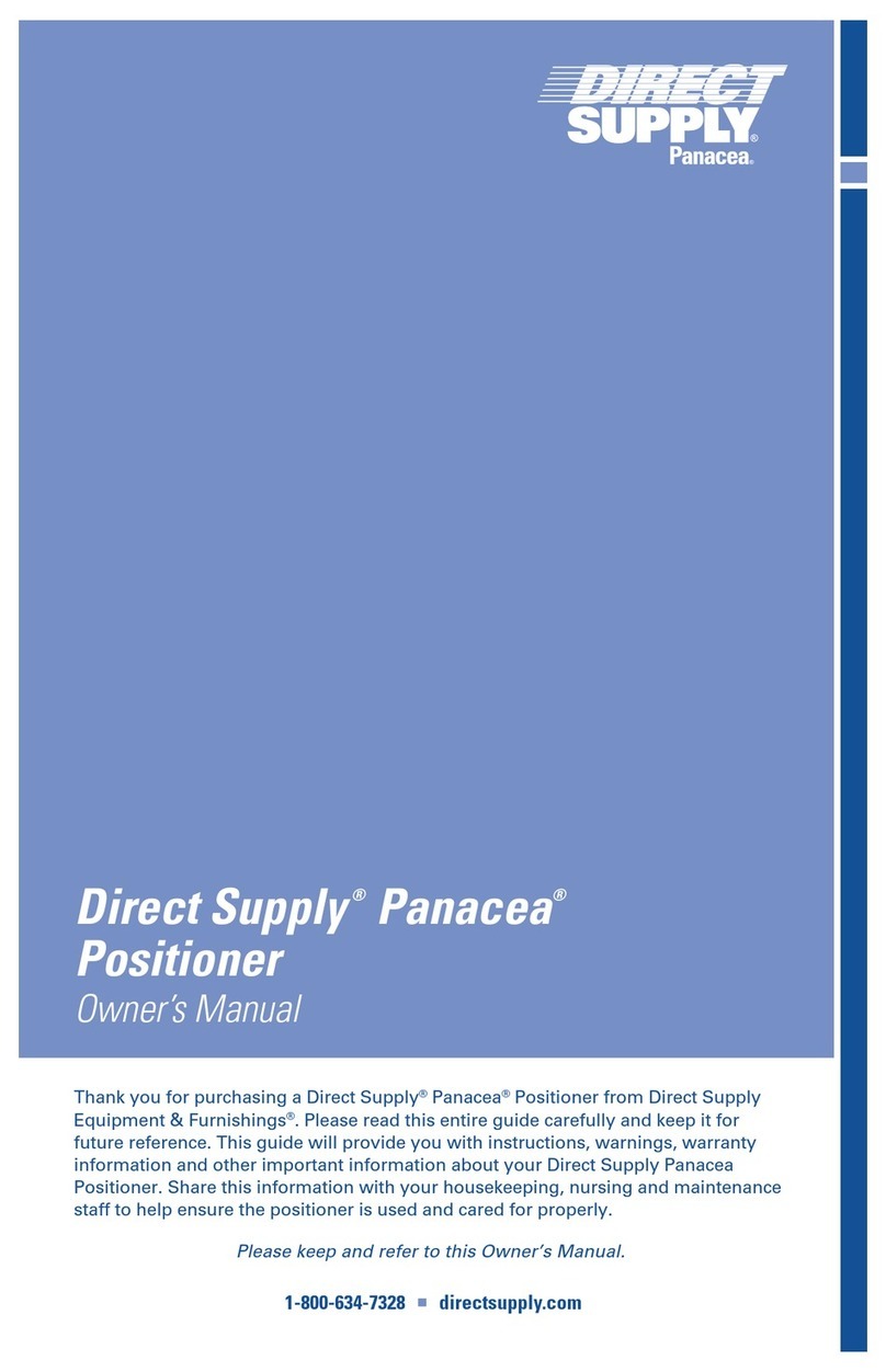 Direct Supply Panacea Positioner owner's manual