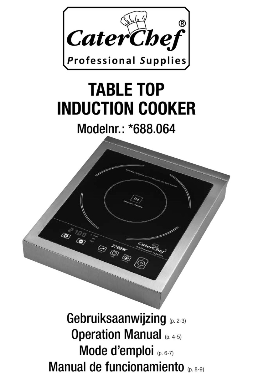 Cater Chef 688.064 Operation manual Cater Chef 688.064 Operation manual