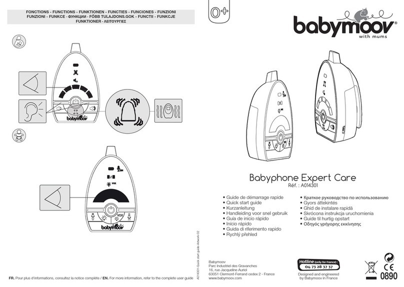 babymoov Babyphone Expert Care quick start guide