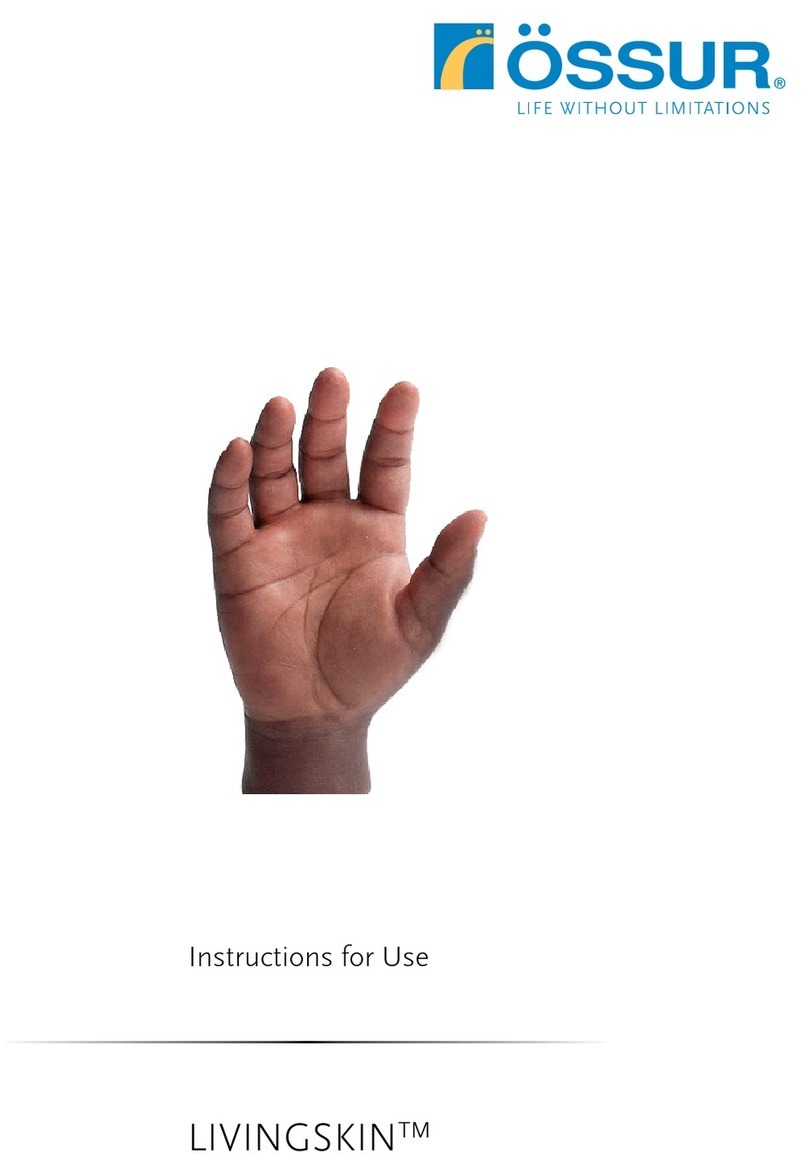 Ossur LIVINGSKIN User manual
