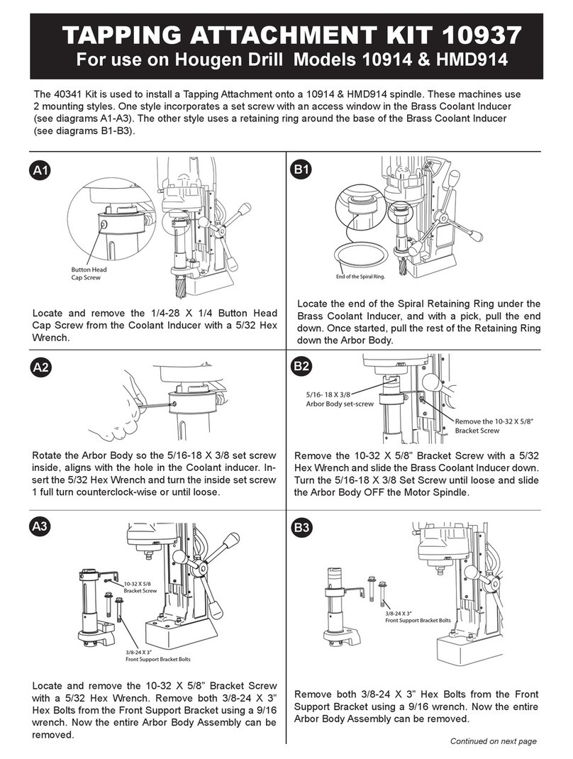 Hougen 10937 quick start guide