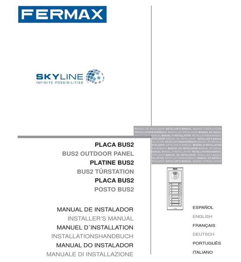 Fermax SKYLINE Series User guide