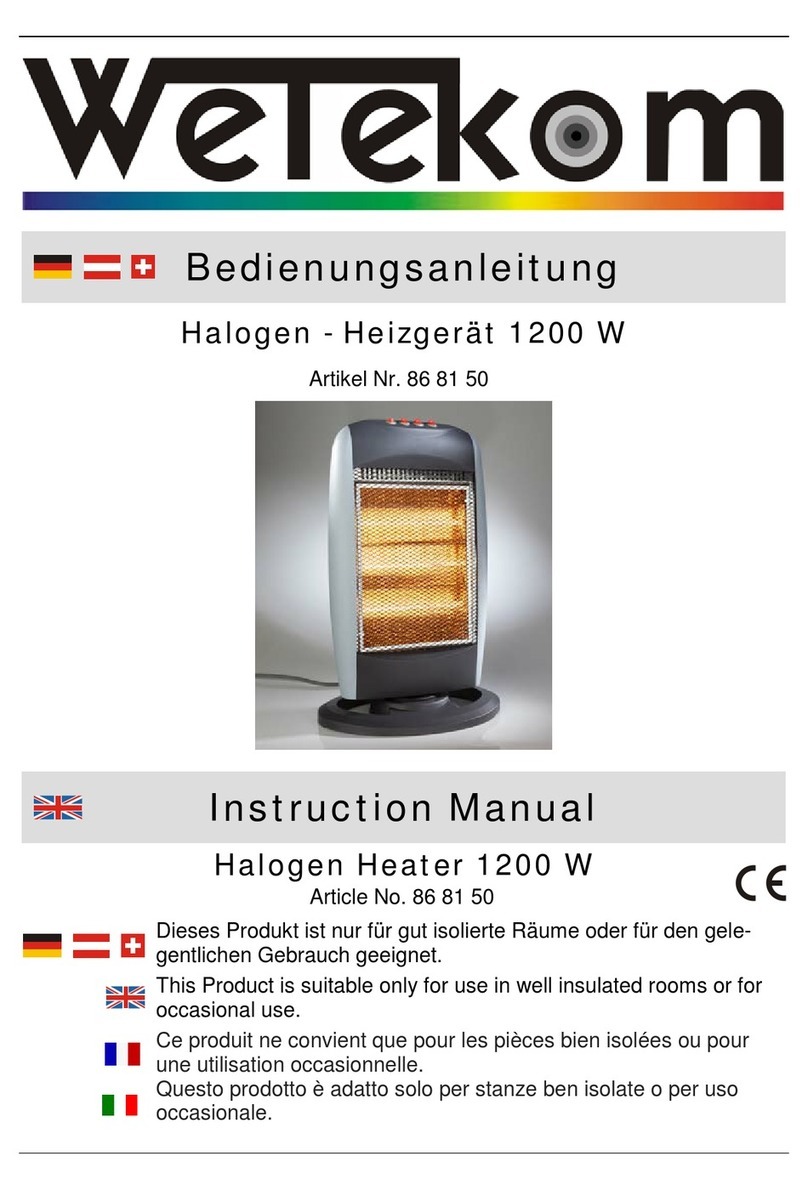 Wetekom 86 81 50 instruction manual