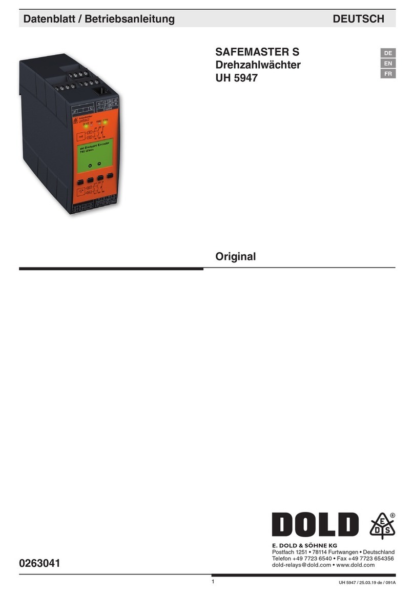 DOLD SAFEMASTER S UH 5947 Translation of the original instructions