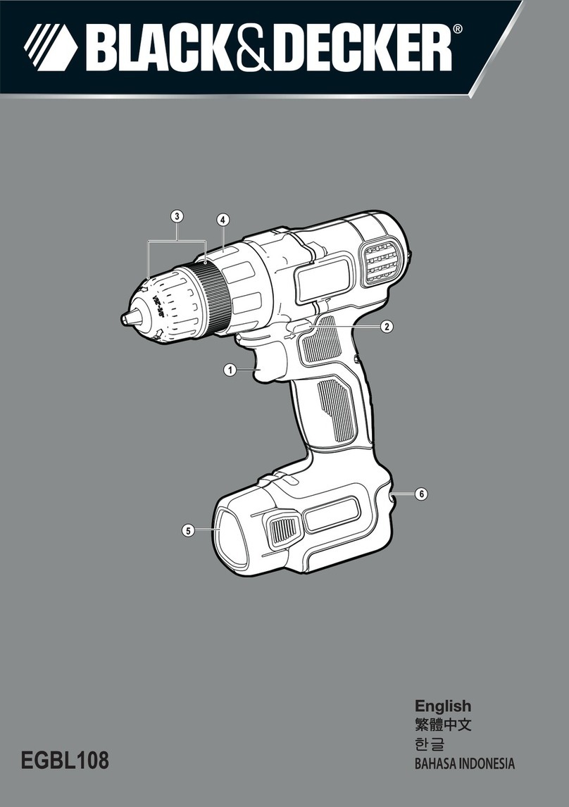 Black & Decker EGBL108 User manual