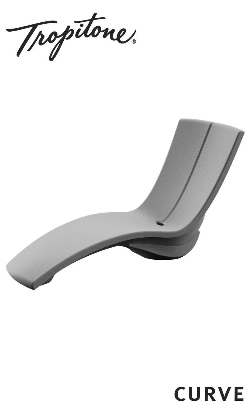 tropitone CURVE Assembly instructions