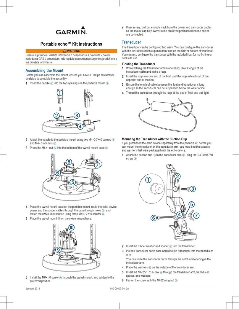Garmin Portable echo Kit instructions