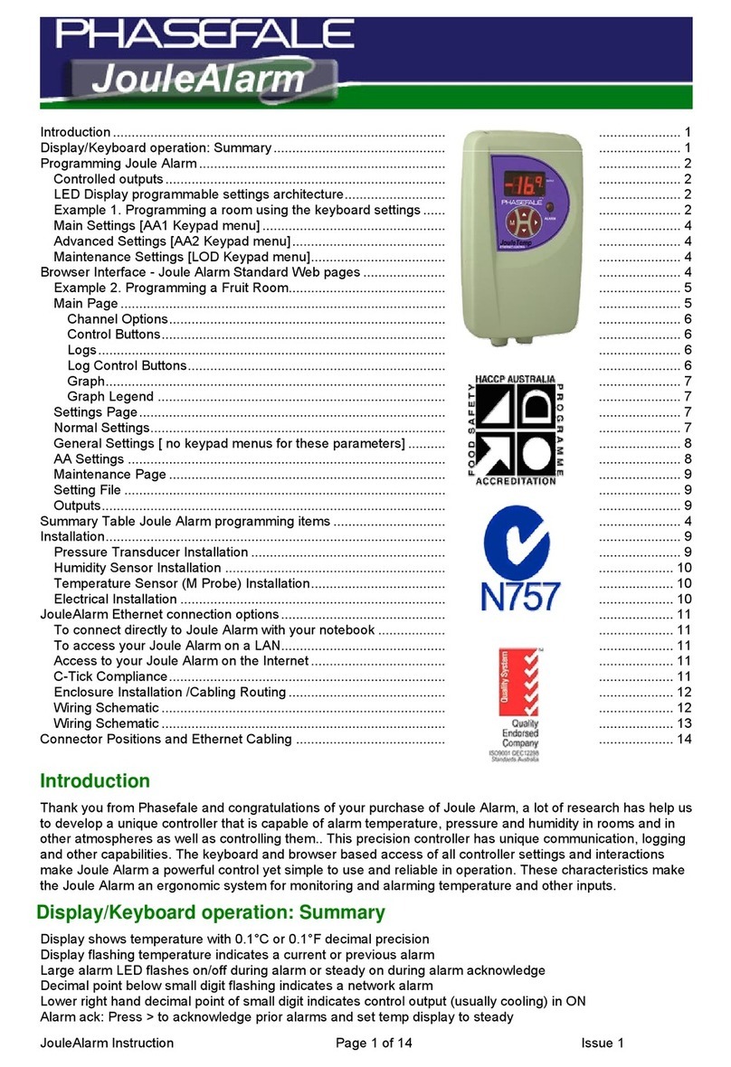 Phasefale JouleAlarm manual